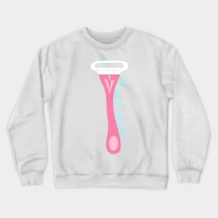 Pink Hair Razor Crewneck Sweatshirt